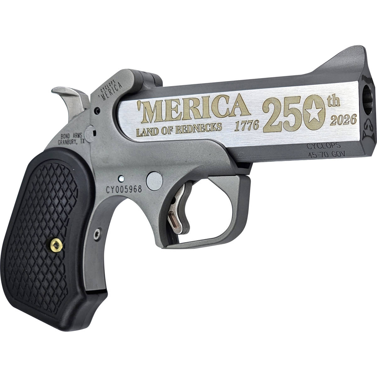 Bond Arms Cyclops ‘Merica 250th Anniversary .45-70 Gov’t Derringer...-img-2