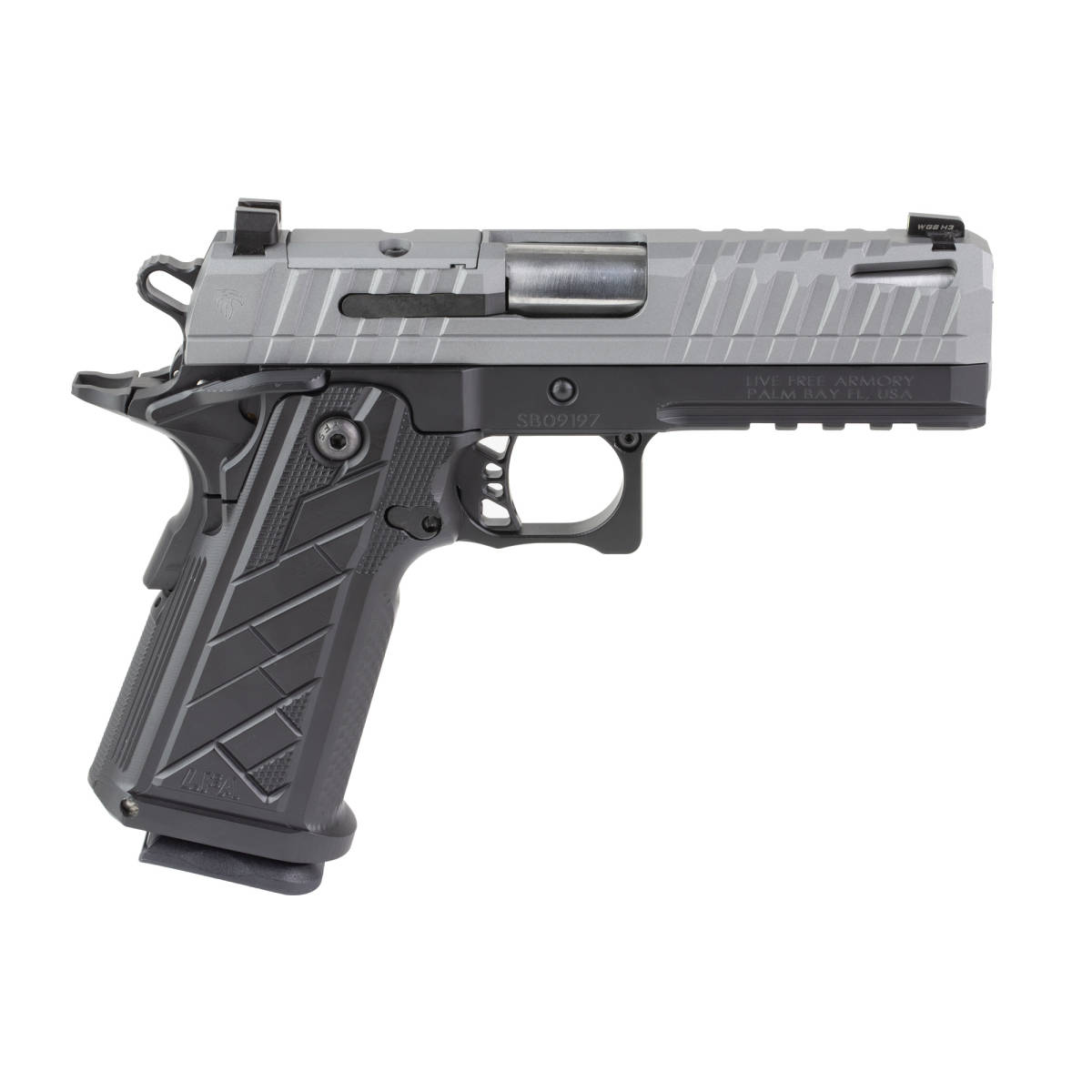 LFA Apollo 11 9mm 4.15" 18rd Cerakote Black HG8642-N 787450998131-img-2