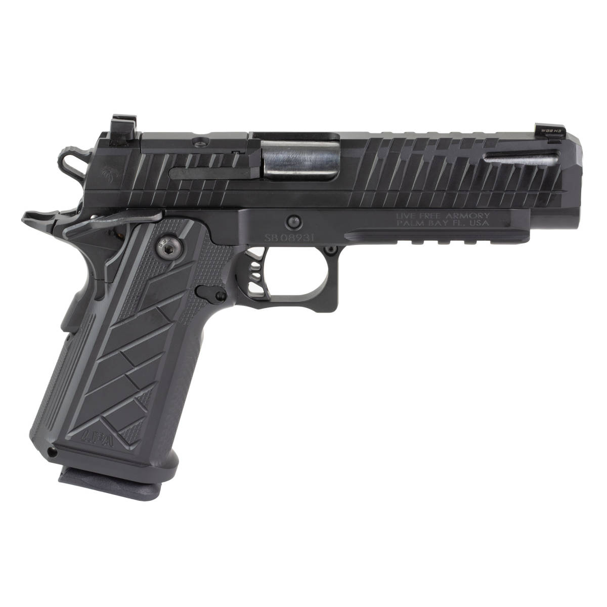 LFA Apollo 11 9mm 4.9” 18rd Cerakote Black HG8640-N 787450998117-img-2