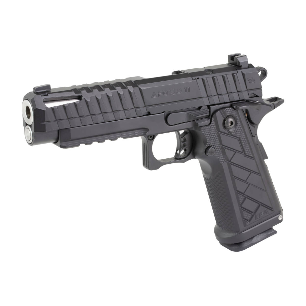 LFA Apollo 11 9mm 4.9” 18rd Cerakote Black HG8640-N 787450998117-img-3