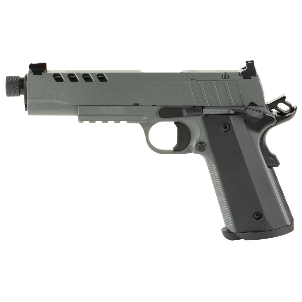 SDS Imports Tisas 1911 Night Stalker Pistol 9mm 5" 10rd Threaded Barrel...-img-1