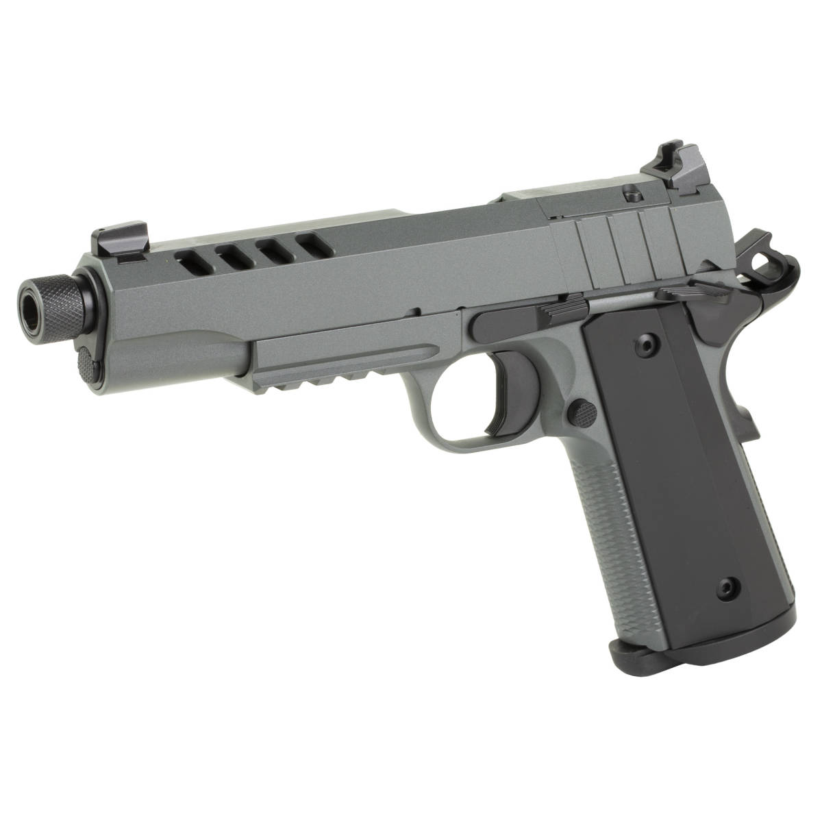 SDS Imports Tisas 1911 Night Stalker Pistol 9mm 5" 10rd Threaded Barrel...-img-3