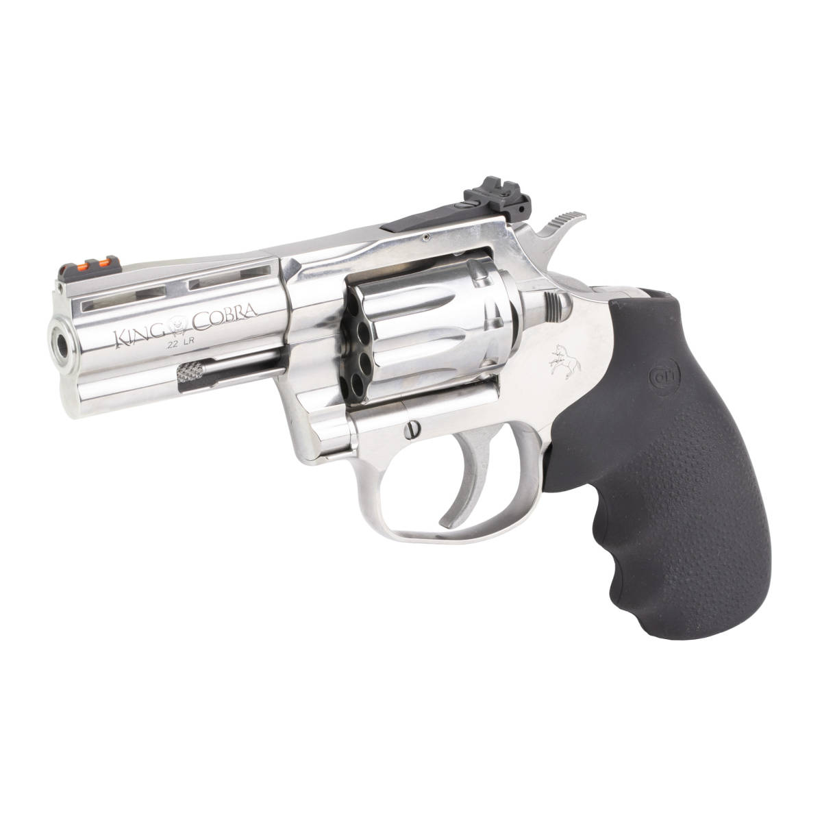 Colt King Cobra Target 22 LR 10rd Stainless Rubber KCOBRA22SP3RFO...-img-3