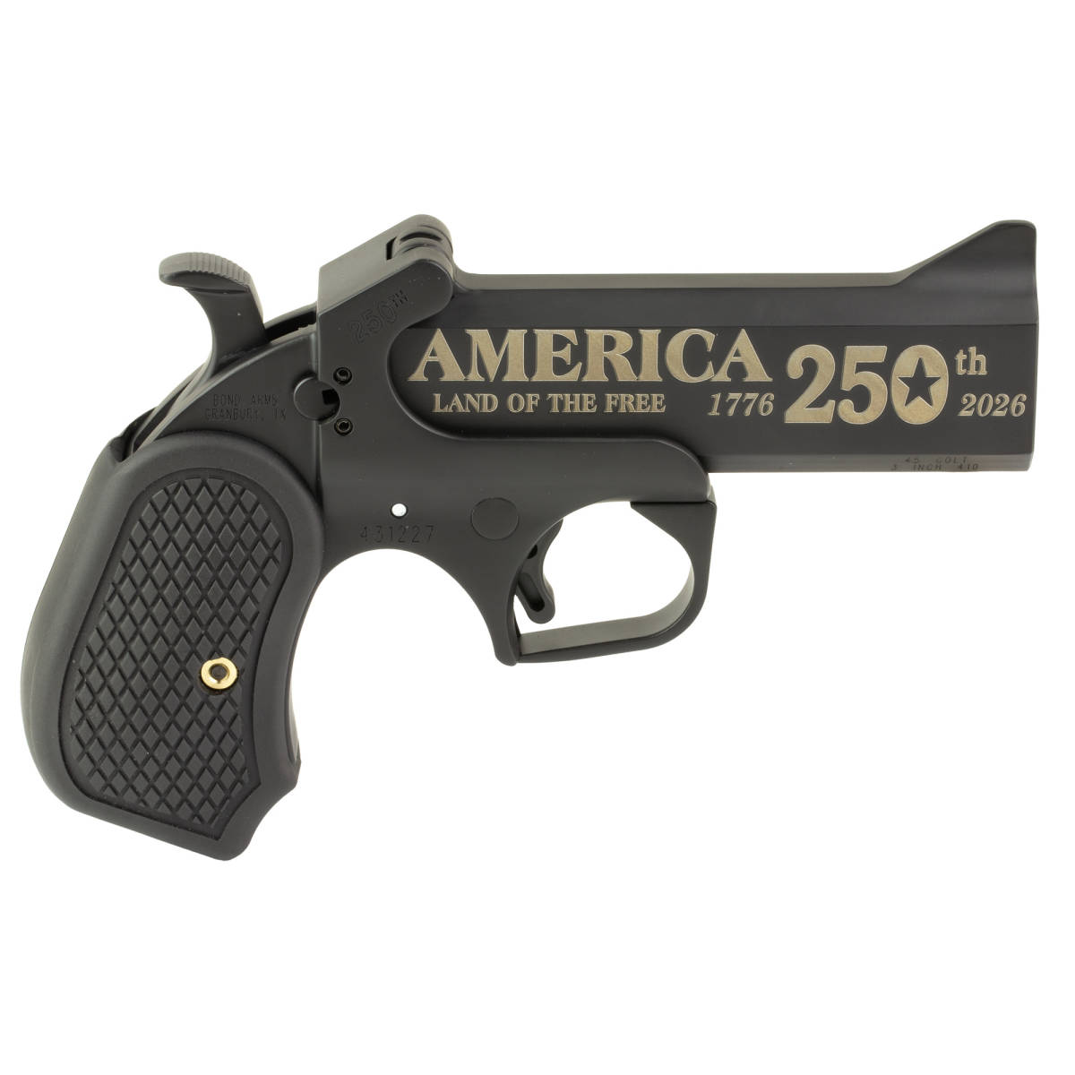 Bond Arms America 250th Anniversary Derringer Black Cerakote, .45...-img-2
