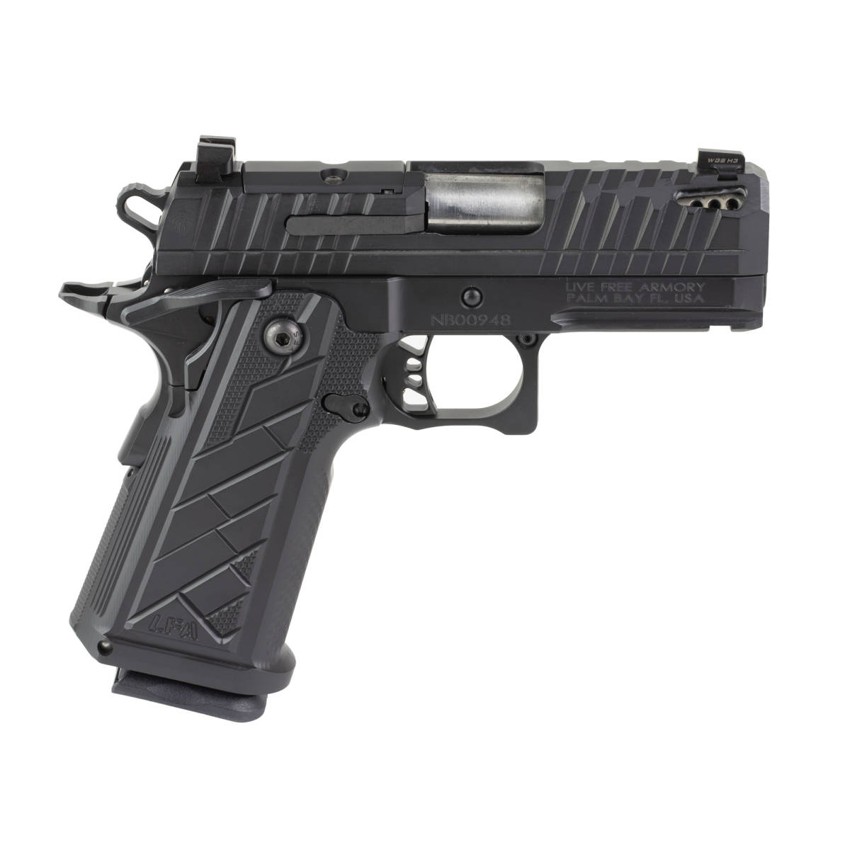 LFA Apollo 11 9mm 3.35” 18rd Cerakote Black HG8645-N 787450998179-img-2