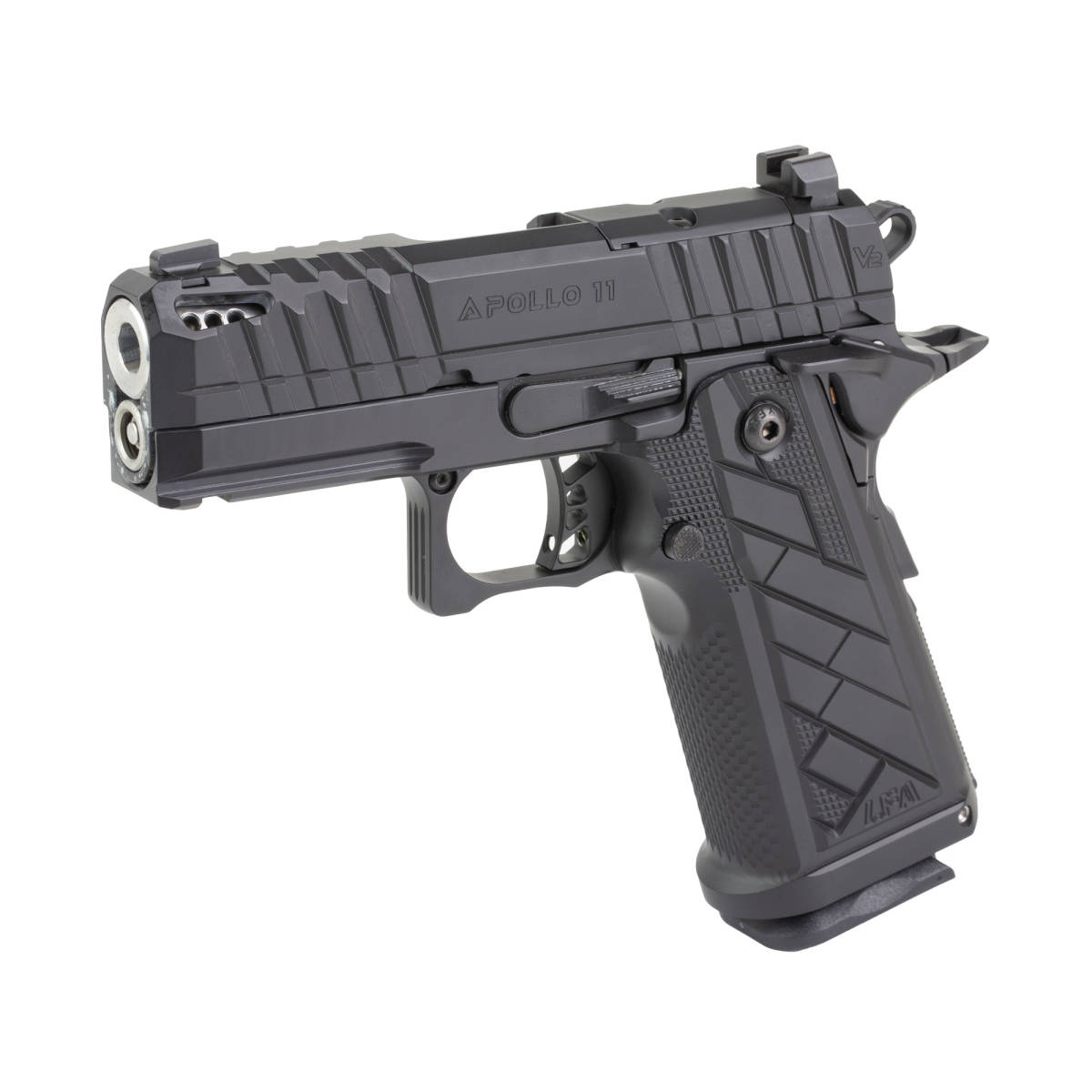 LFA Apollo 11 9mm 3.35” 18rd Cerakote Black HG8645-N 787450998179-img-3