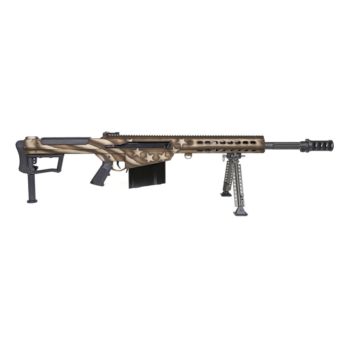 Barrett 20153 M107A1 America 250 50 BMG 1 of Black Fluted Barrel,...-img-2