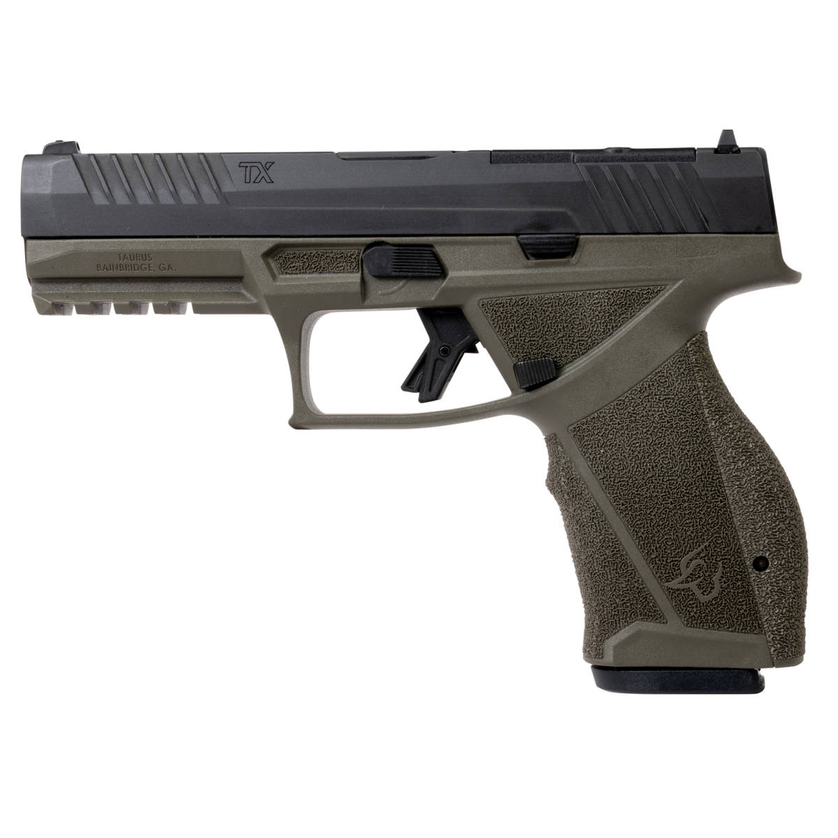 Taurus TX 9 Full Size 9mm Luger 17+1 4.50” Black Barrel, OD Green...-img-1