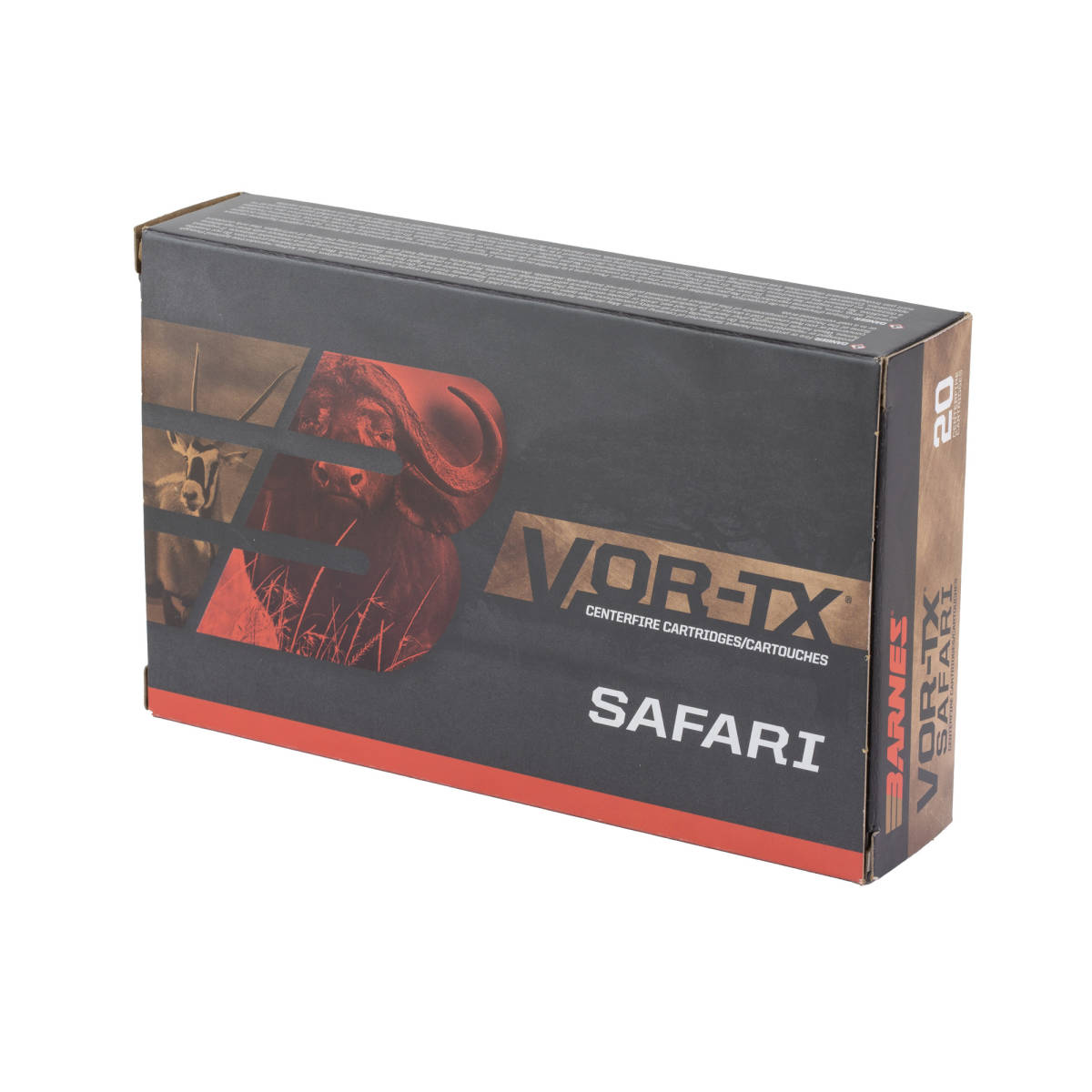 Barnes Bullets 22014 VOR-TX Safari 375H&H Mag 300gr TSX Flat Base 20 Per-img-3