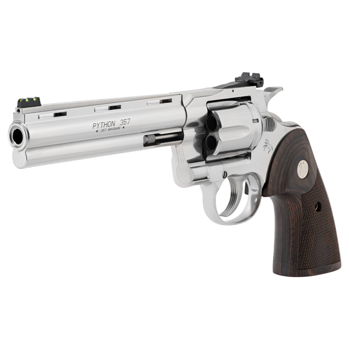 Colt Python Target 357 Mag/38 Spl 6rd Stainless Walnut Medallion...-img-3