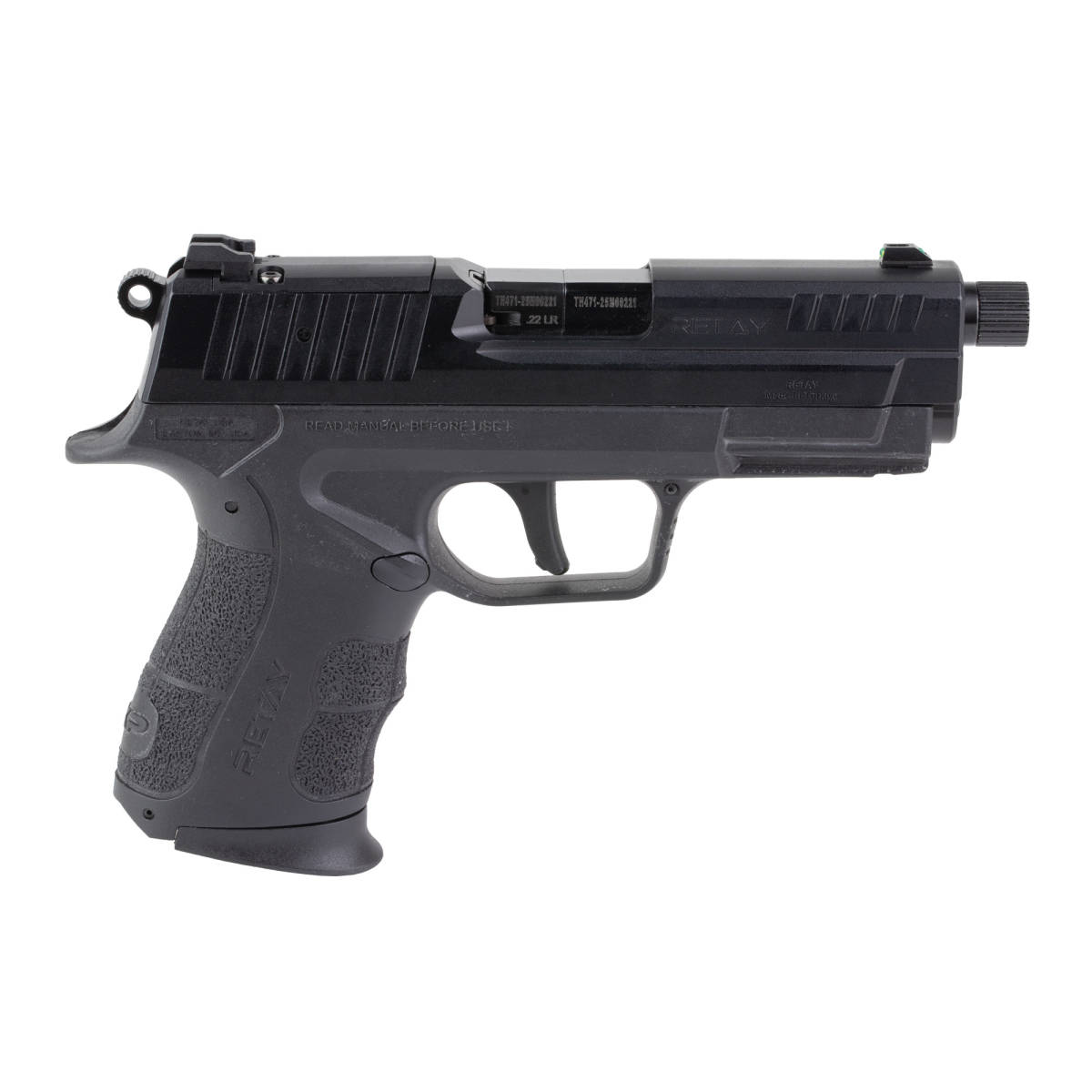Retay USA RXP22BLK10TH RXP 22 LR 10+1 4” Black Threaded Barrel,...-img-3