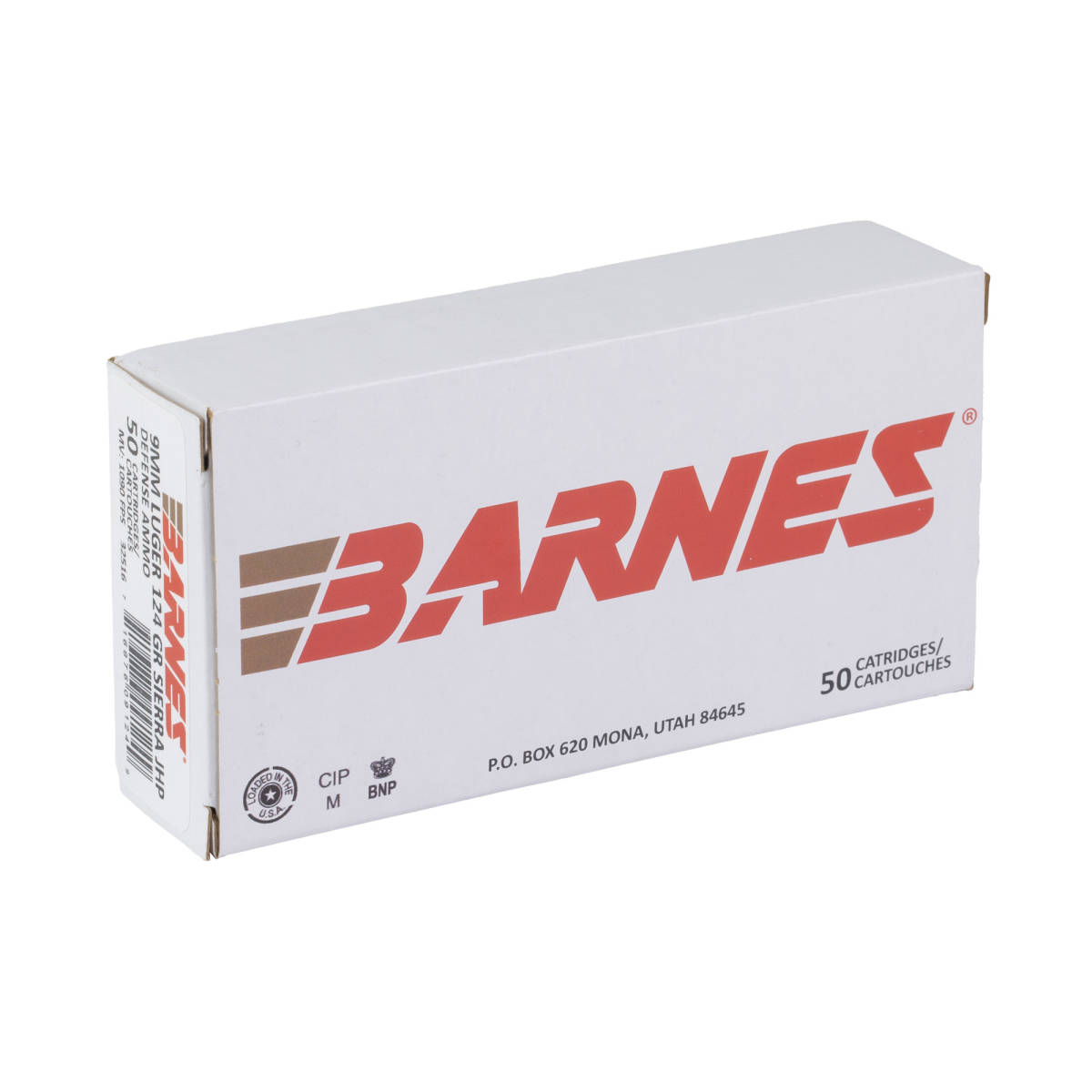 Barnes Bullets 32516 9mmLuger 124gr Sierra Jacketed Hollow Point 50 Per...-img-2