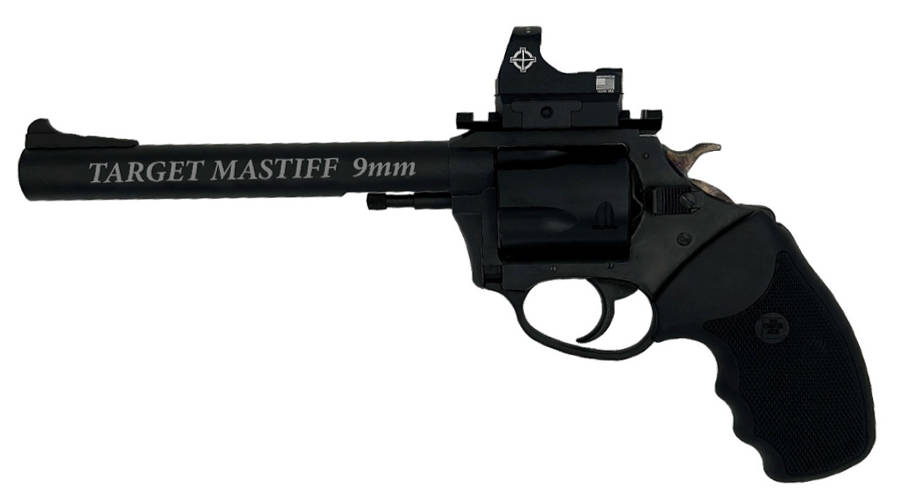 CA TARGET MASTIFF 9MM 6 BLK 5RD SHOOTER-img-1