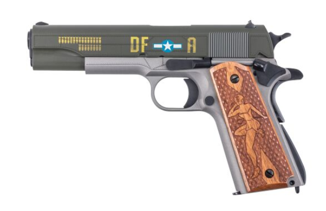 Auto-Ordnance 1911BKOC19 1911 Memphis Belle Full Size Frame 45 ACP 7+1...-img-3