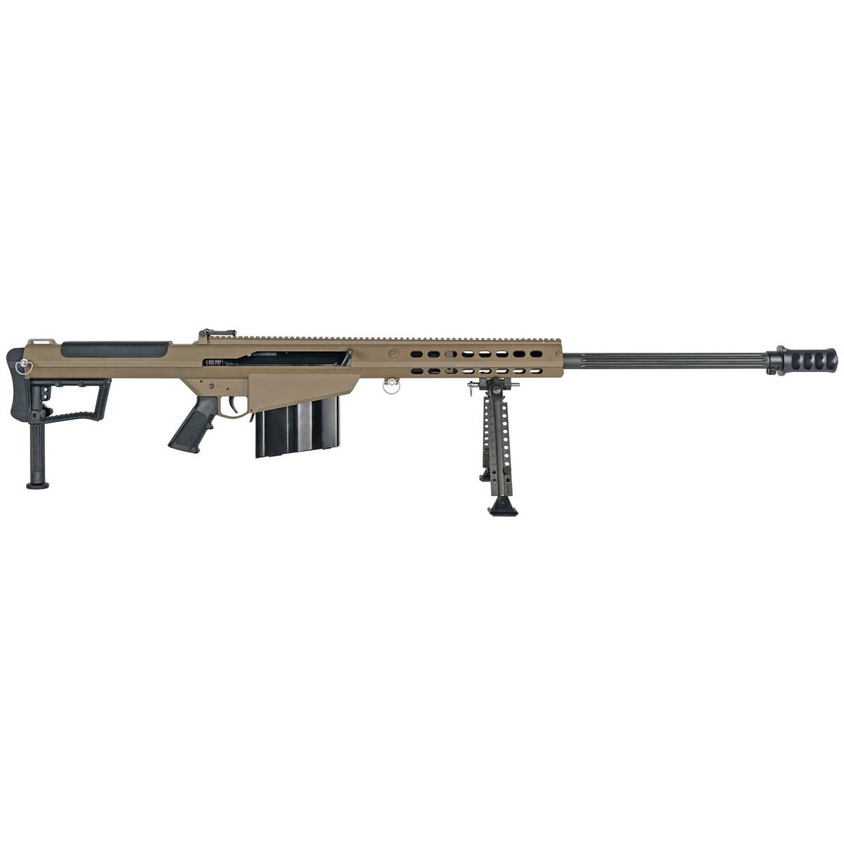 Barrett 20186 M107A1 50 BMG 10+1 20” Fluted Barrel, Flat Dark Earth...-img-0