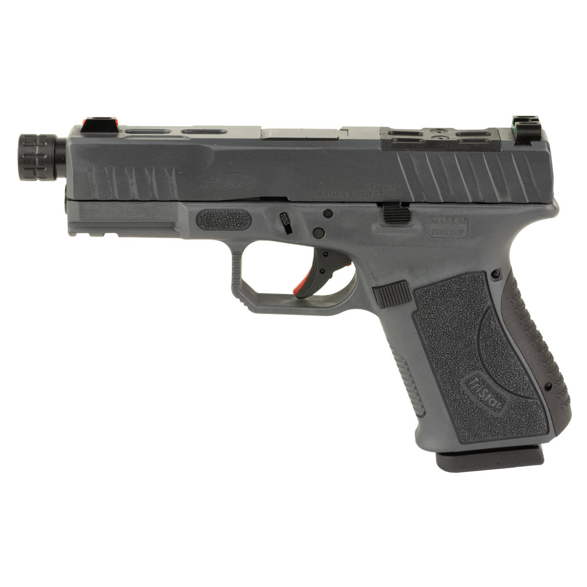 TriStar 85782 Apoc Pro 9mm Luger 15+1 4.50” Black Threaded Barrel,...-img-0