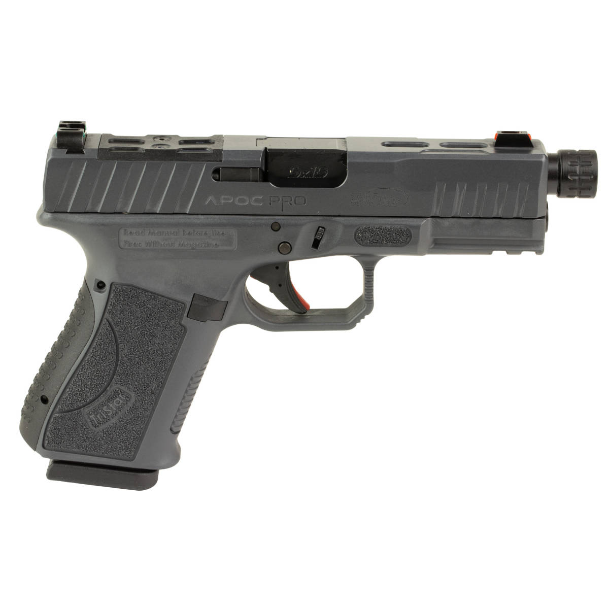 TriStar 85782 Apoc Pro 9mm Luger 15+1 4.50” Black Threaded Barrel,...-img-1