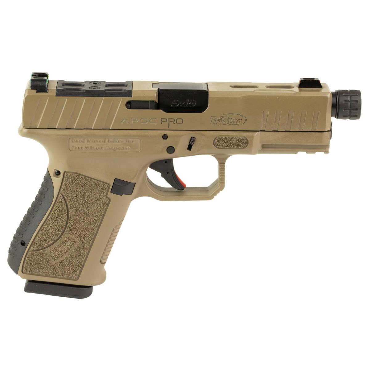 TriStar 85784 Apoc Pro 9mm Luger 15+1 4.50” Black Threaded Barrel,...-img-3