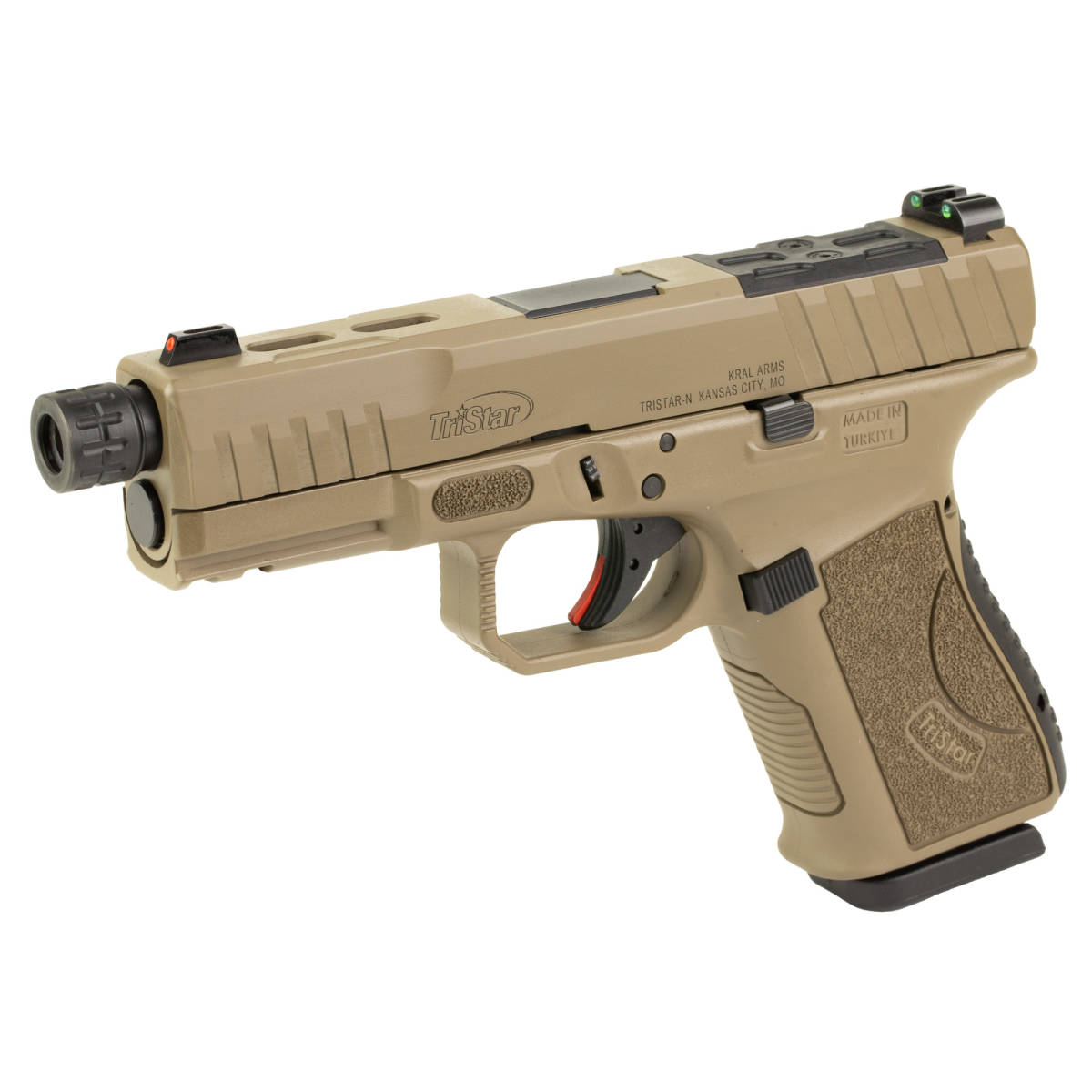 TriStar 85784 Apoc Pro 9mm Luger 15+1 4.50” Black Threaded Barrel,...-img-4