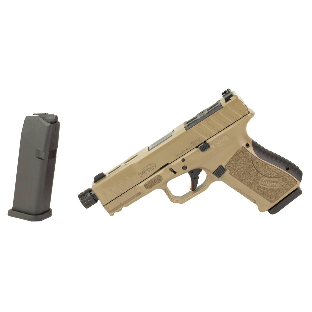 TriStar 85784 Apoc Pro 9mm Luger 15+1 4.50” Black Threaded Barrel,...-img-5