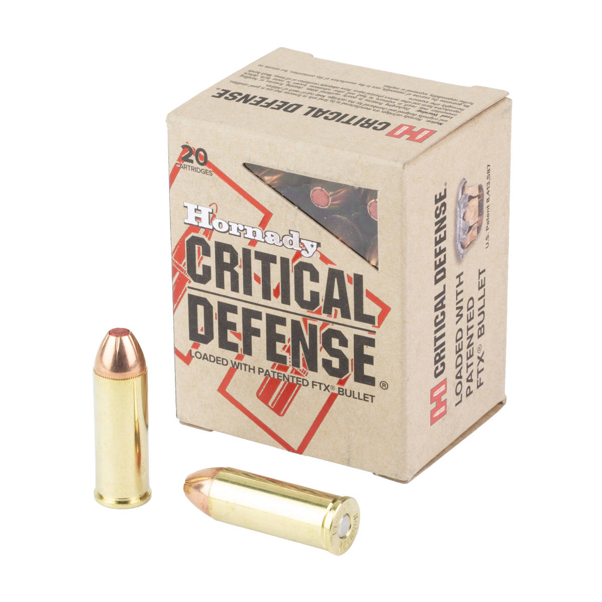 Hornady Critical Defense 45 Colt LC Ammo 185 gr Flex Tip eXpanding HP-img-1