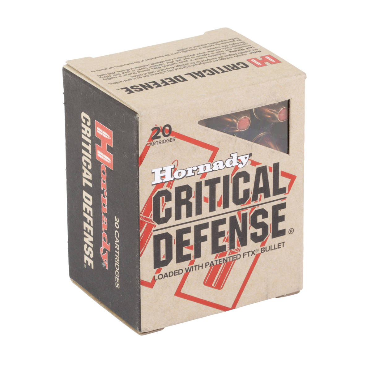 Hornady Critical Defense 45 Colt LC Ammo 185 gr Flex Tip eXpanding HP-img-3