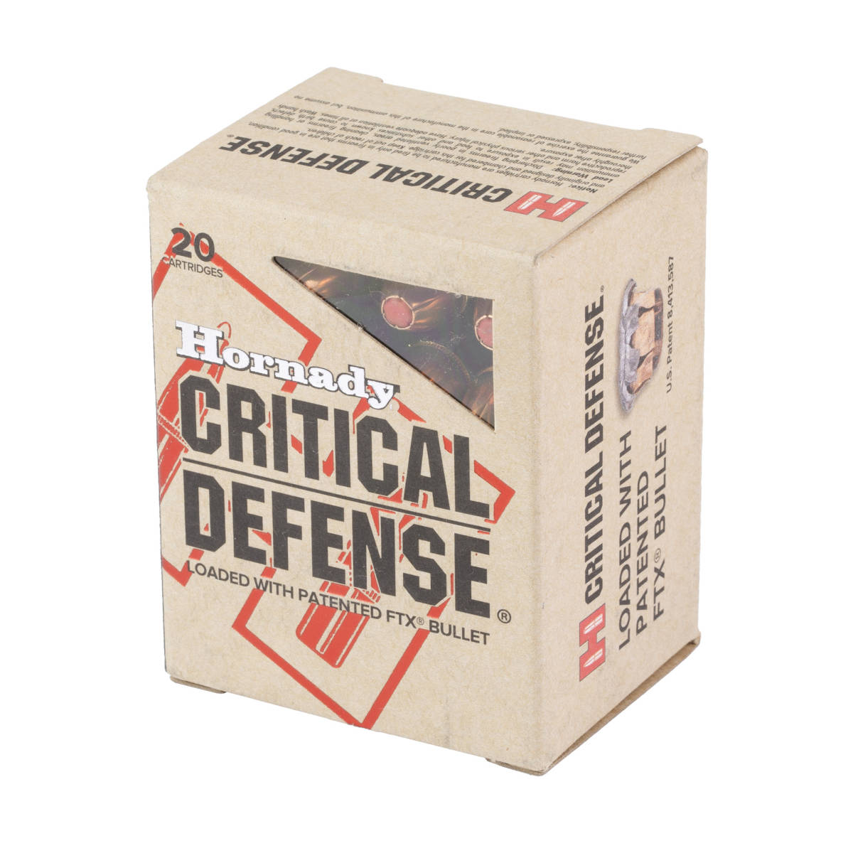 Hornady Critical Defense 45 Colt LC Ammo 185 gr Flex Tip eXpanding HP-img-4