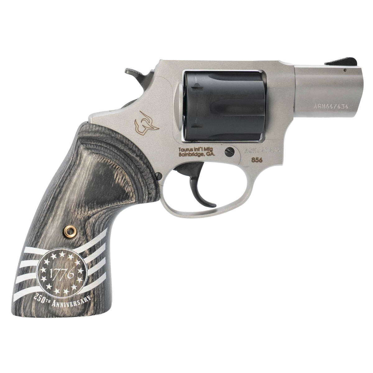 Taurus 2-85625-US3 856 1776 Small 38 Special +P 6 Shot 2” Stainless...-img-2