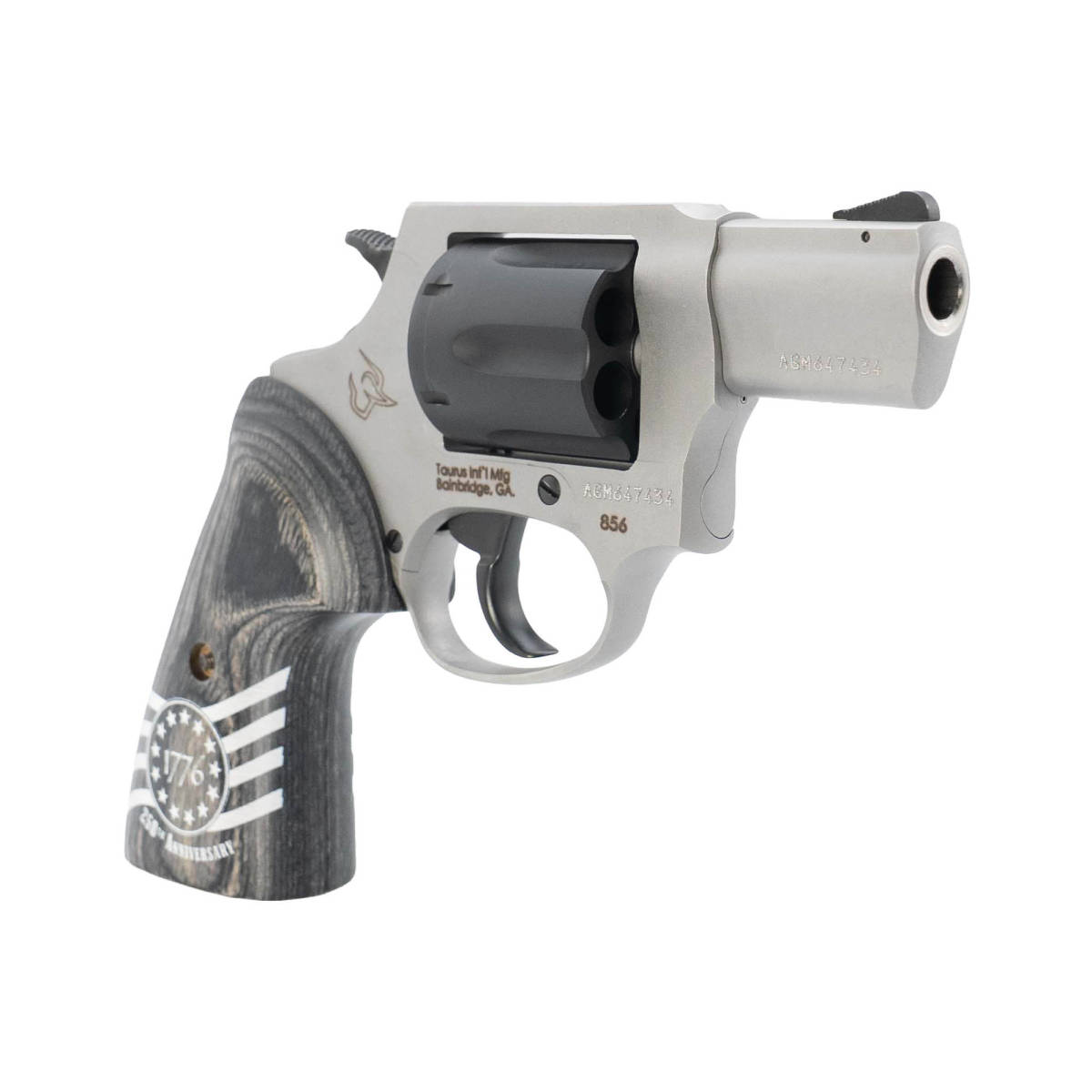 Taurus 2-85625-US3 856 1776 Small 38 Special +P 6 Shot 2” Stainless...-img-3