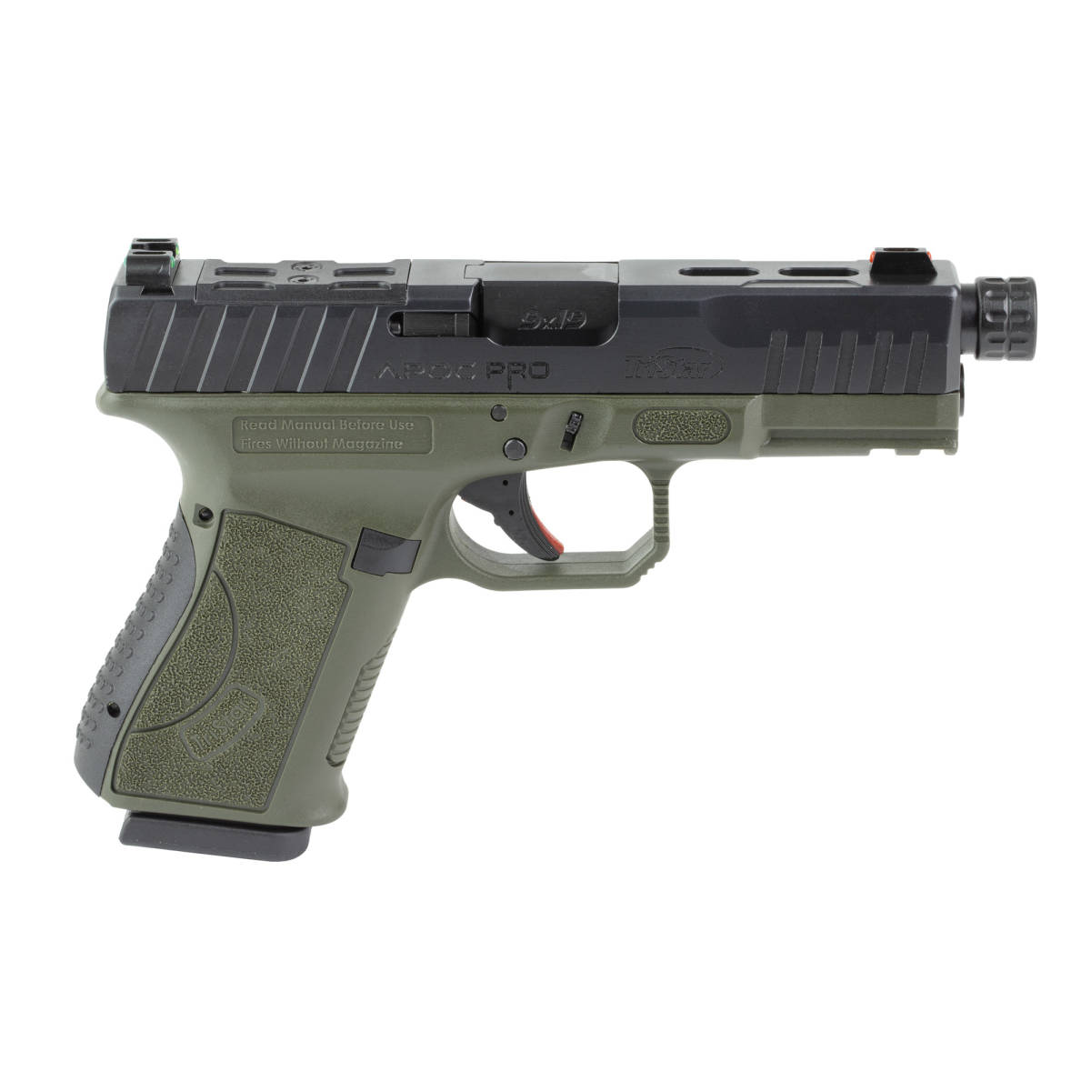TriStar 85786 Apoc Pro 9mm Luger 15+1 4.50” Black Threaded Barrel,...-img-2