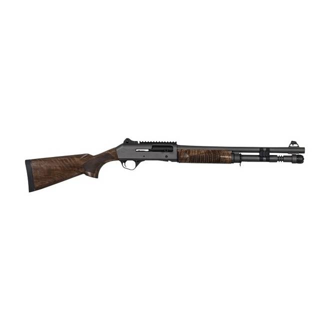 PANZER M4 TACTICAL 12 GAUGE 18.5” 4RD SHOTGUN, WALNUT/DISRUPTIVE GREY-img-1