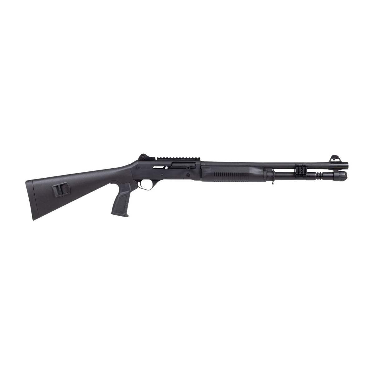 PANZER ARMS M4 TACTICAL 12 GAUGE SHOTGUN 18.5” SEMI AUTO, BLACK PAM4TSSB-img-1