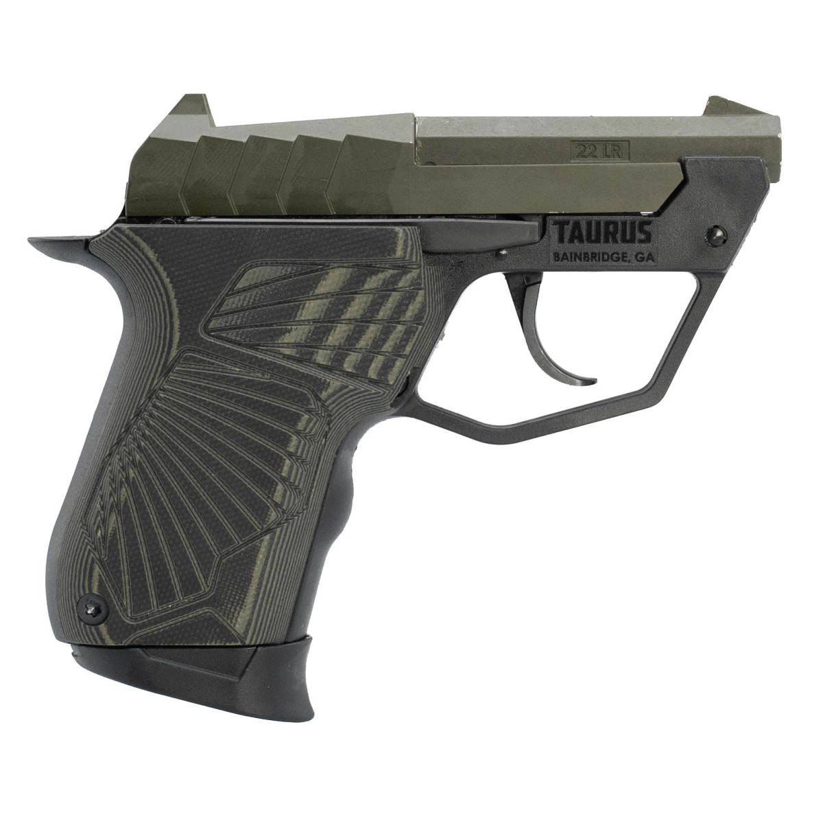 Taurus 1-22TUC13-ODG 22TUC Micro-Compact 22 LR 9+1 2.50” OD Green...-img-2