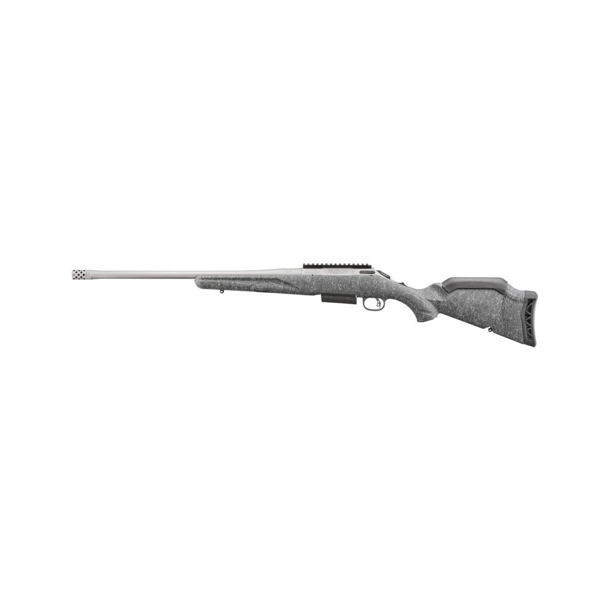 Ruger American Gen II 450 Bushmaster 3+1 Gray Cerakote Threaded 46905...-img-1