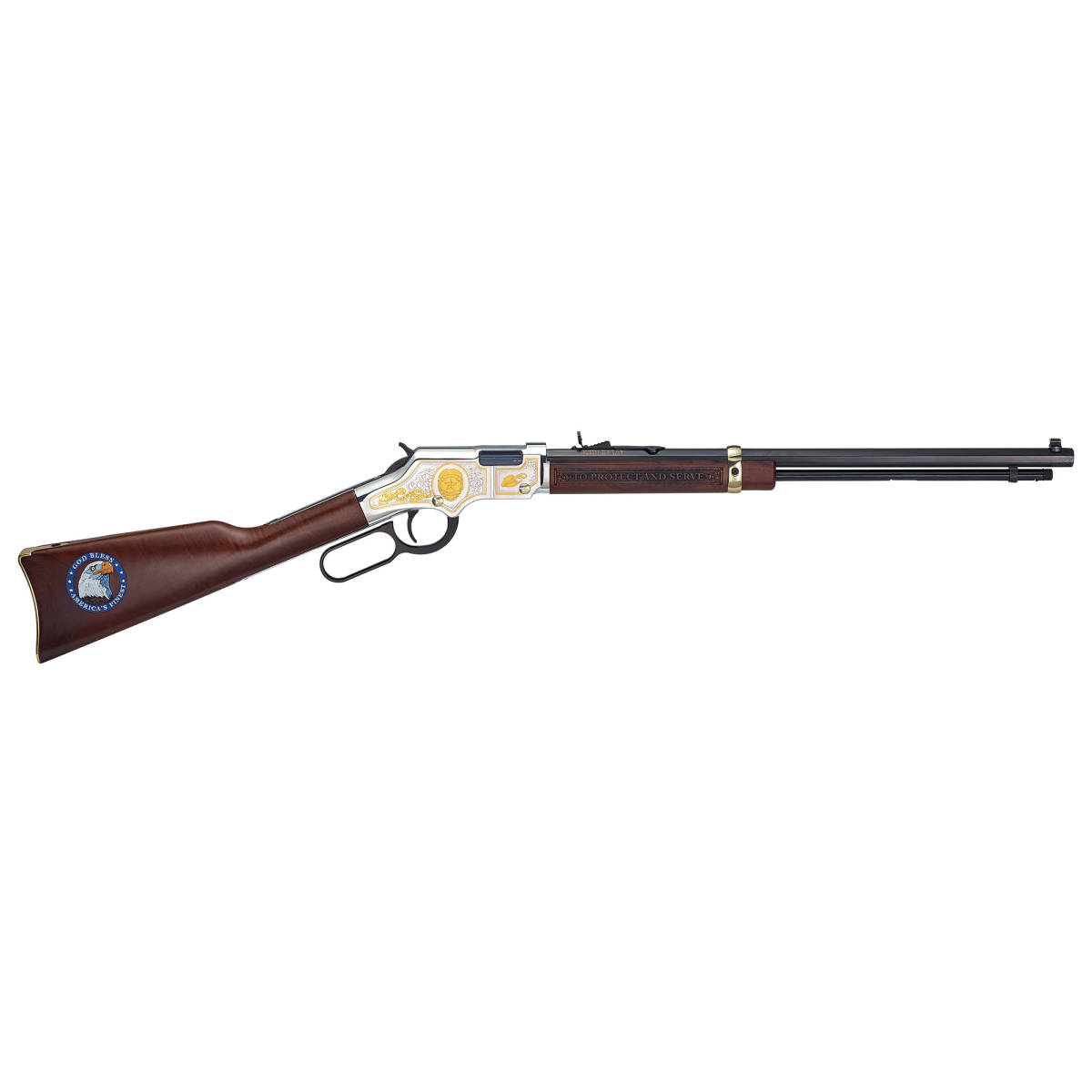Henry H004LE Golden Boy Law Enforcement Tribute 22 Short, Long or LR...-img-1