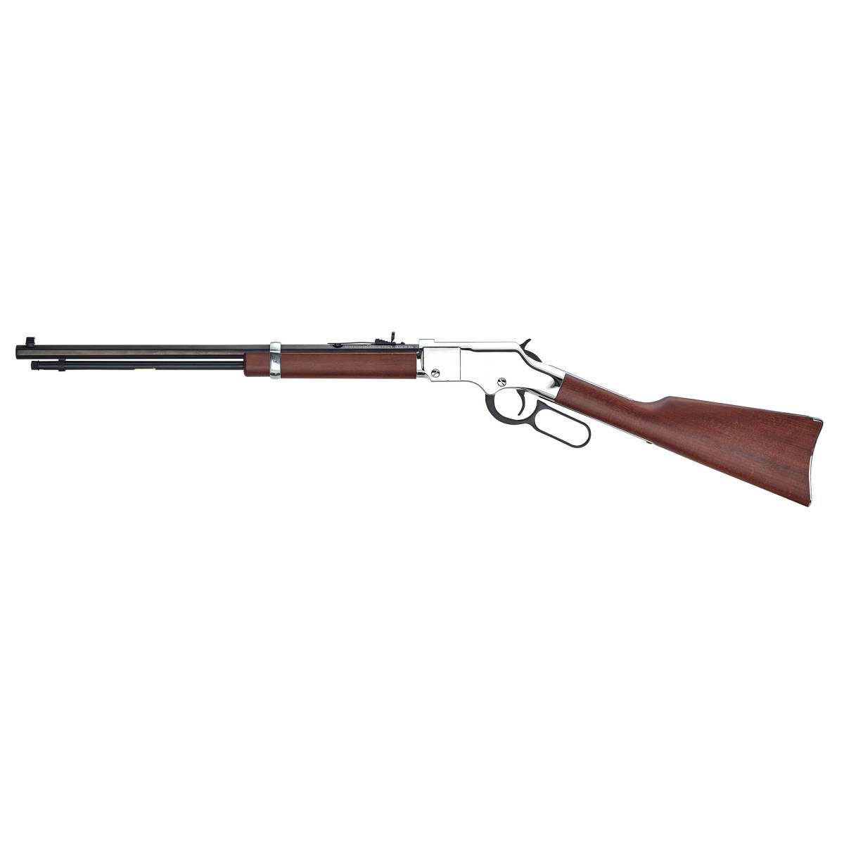 Henry Golden Boy Silver Lever Rifle H004S 20" 16+1 22 S/L/LR Nickel Plated-img-1