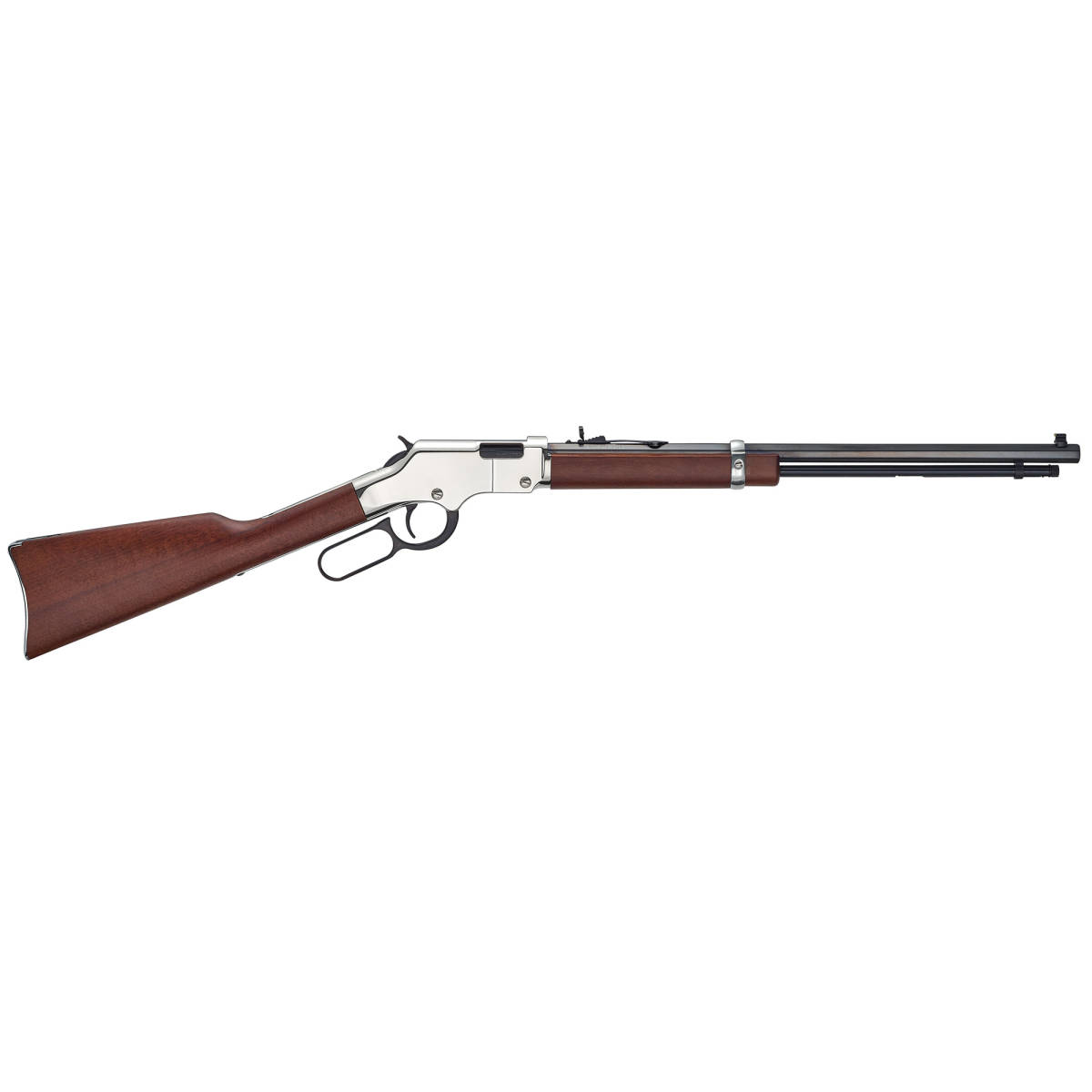 Henry Golden Boy Silver Lever Rifle H004S 20" 16+1 22 S/L/LR Nickel Plated-img-2