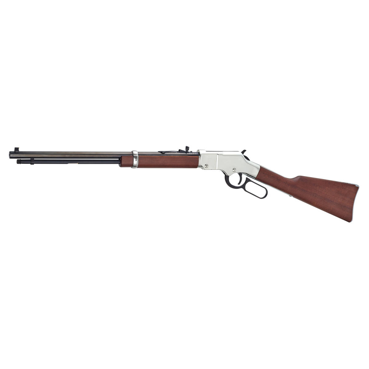 Henry Golden Boy Silver Lever Rifle H004S 20" 16+1 22 S/L/LR Nickel Plated-img-3