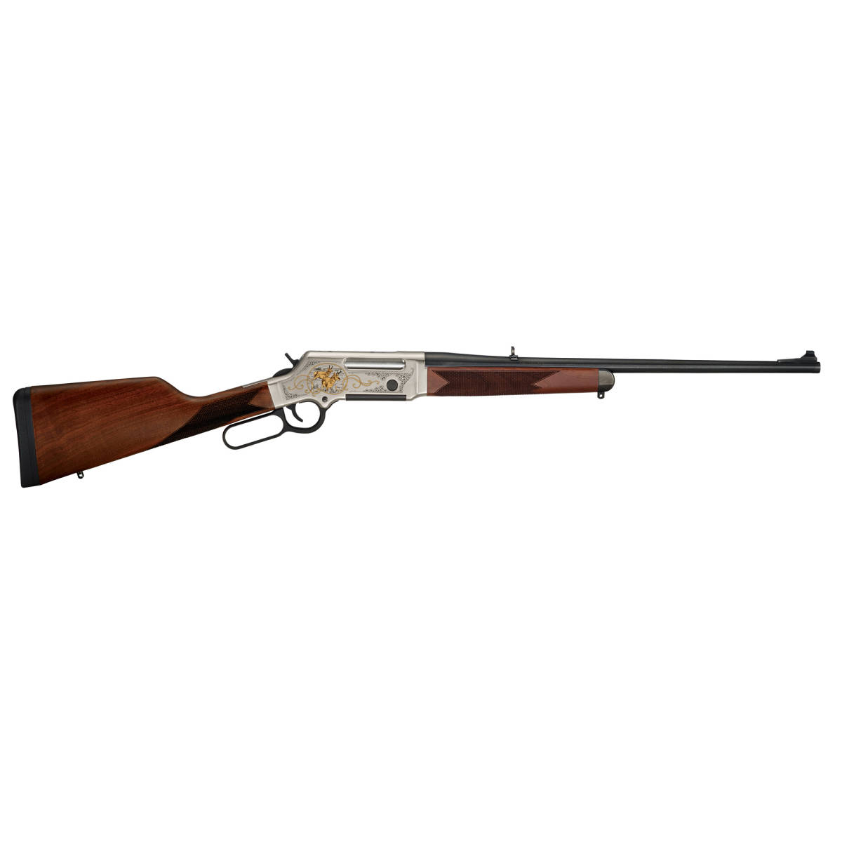 Henry H014WL243 Long Ranger Wildlife Full Size 243 Win 4+1 20” Blued...-img-1