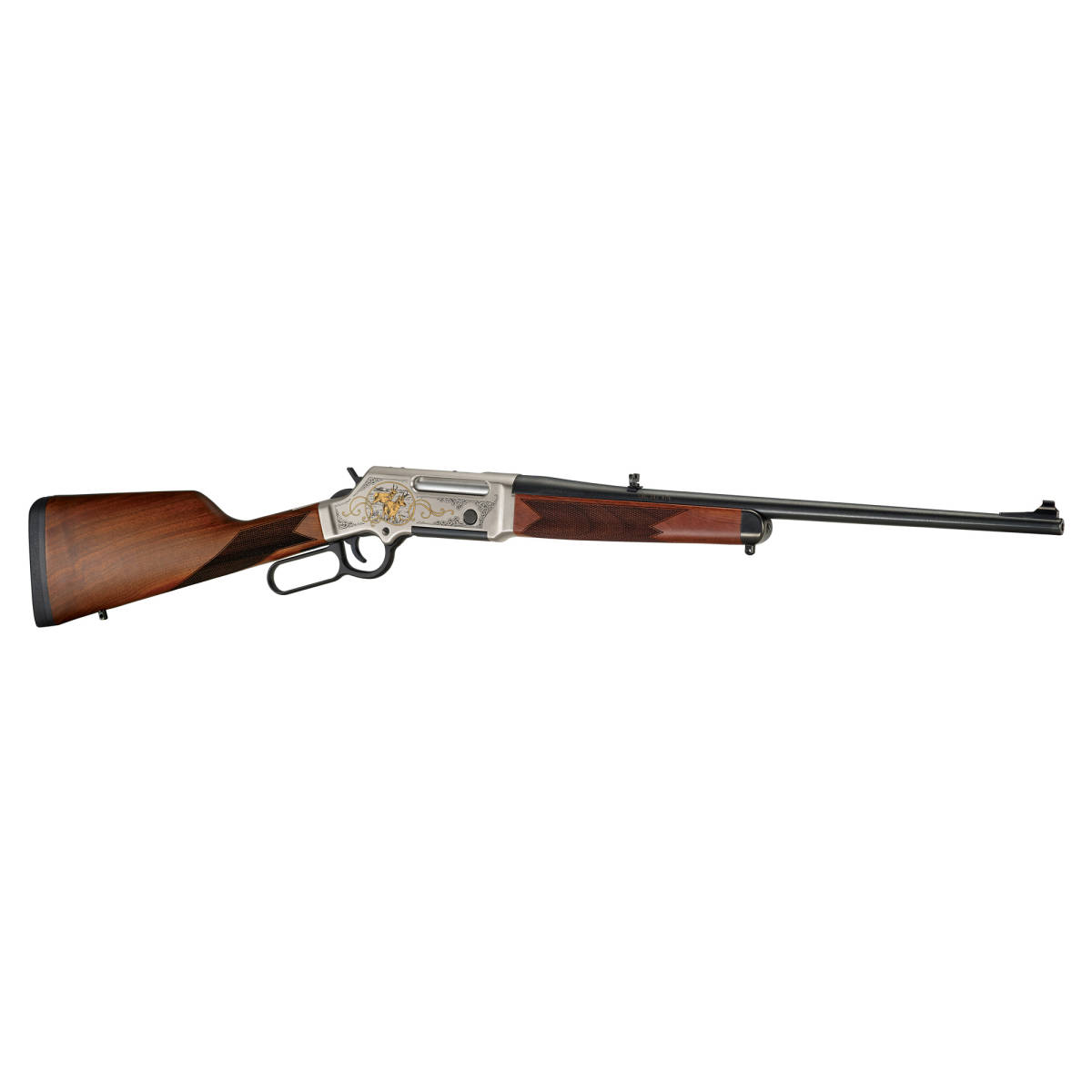 Henry H014WL243 Long Ranger Wildlife Full Size 243 Win 4+1 20” Blued...-img-2