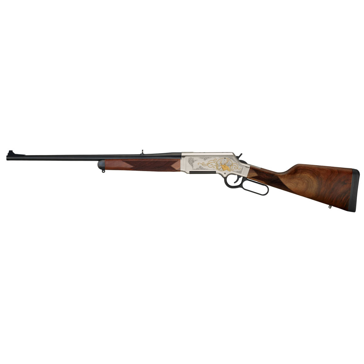Henry H014WL308 Long Ranger Wildlife Full Size 308 Win 4+1 20” Blued...-img-1