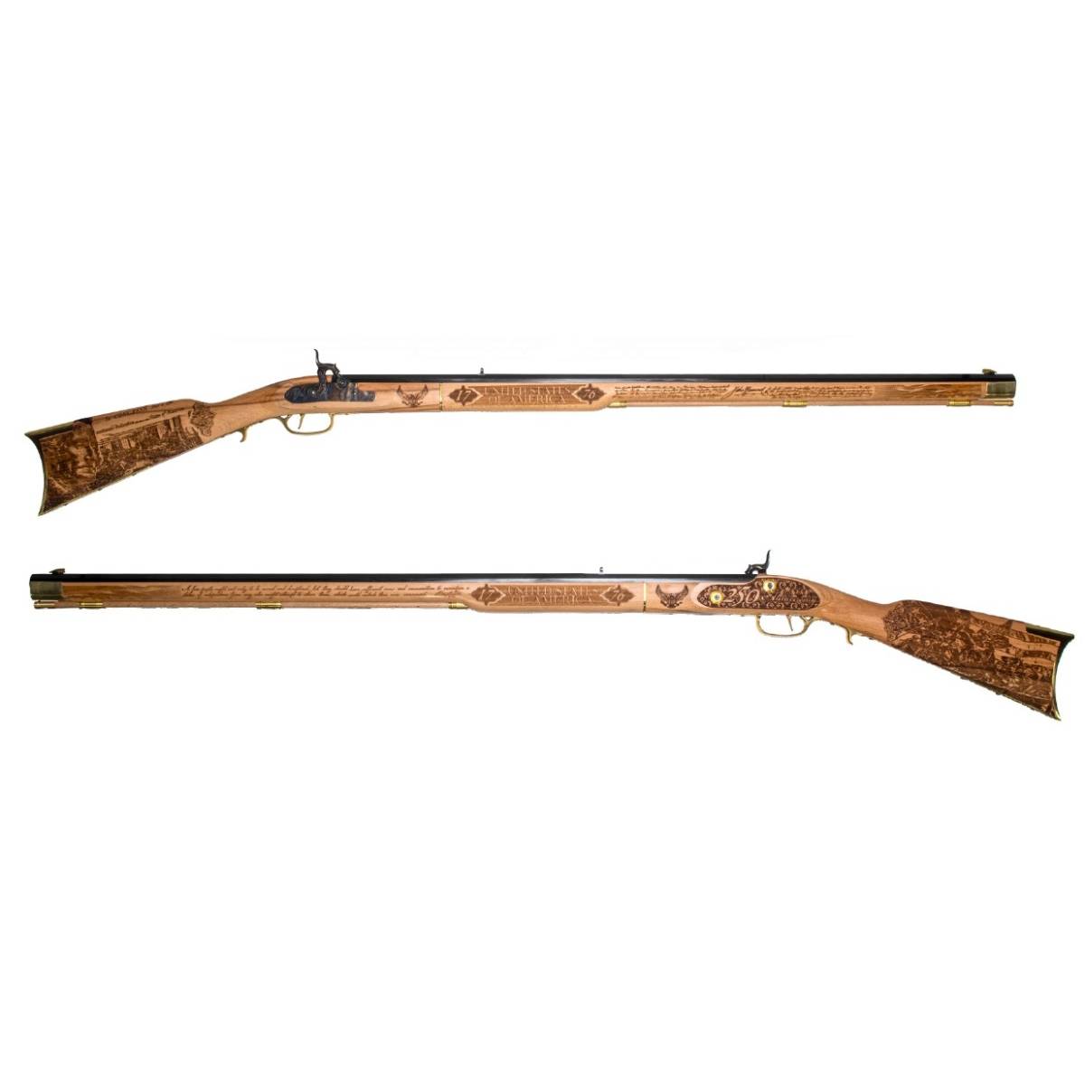TRADITIONS KENTUCKY RIFLE .50 250 ANIVERSARY BLUE/WOOD TALO-img-1