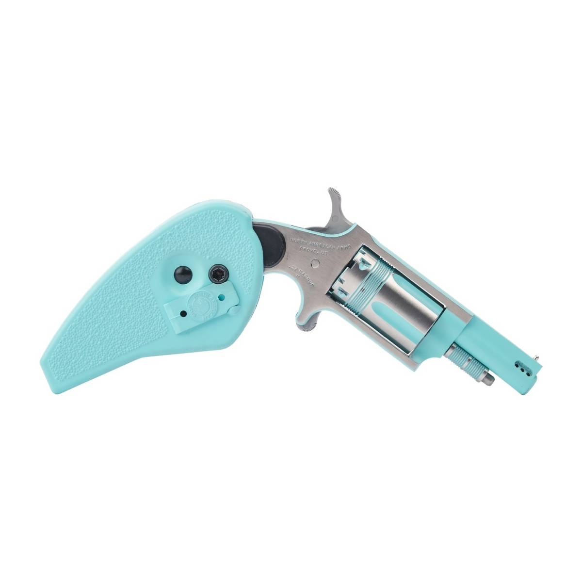 North American Arms 22M-PB-HG Rose 22 LR 5rd Shot 1.13” Turquoise...-img-1