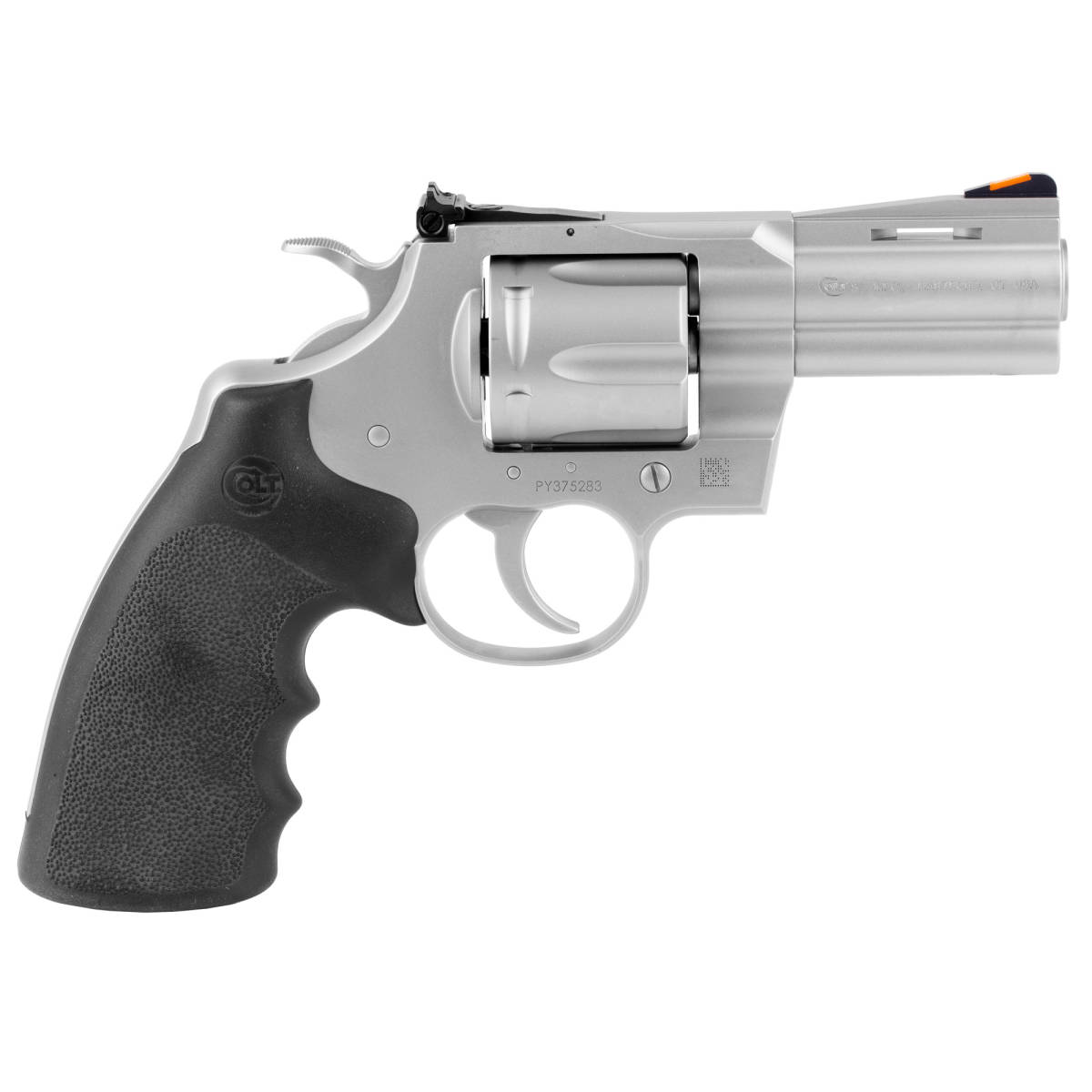 Colt Python Target 357 Mag/38 Spl 6rd Matte Stainless Rubber...-img-3