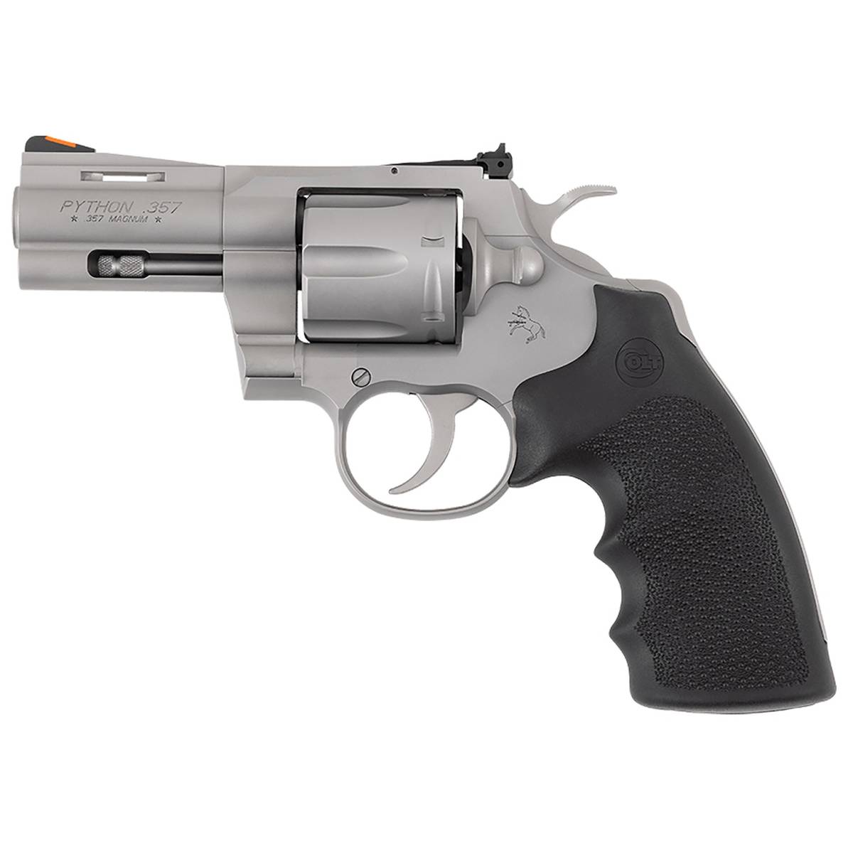 Colt Python Target 357 Mag/38 Spl 6rd Matte Stainless Rubber...-img-2
