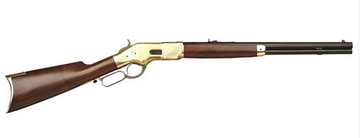 CIMARRON 1866 YELLOWBOY .38-40 20” OCTAGON BRASS/BLUED WALNUT-img-1