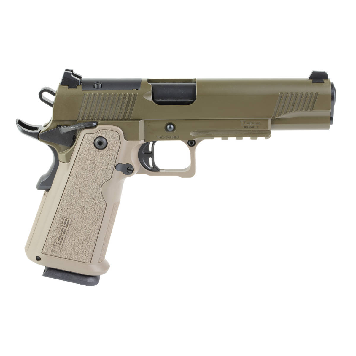 Tisas 1911 Duty DS 9mm Luger 18+1 5" Patriot Brown / FDE 12500904-img-2