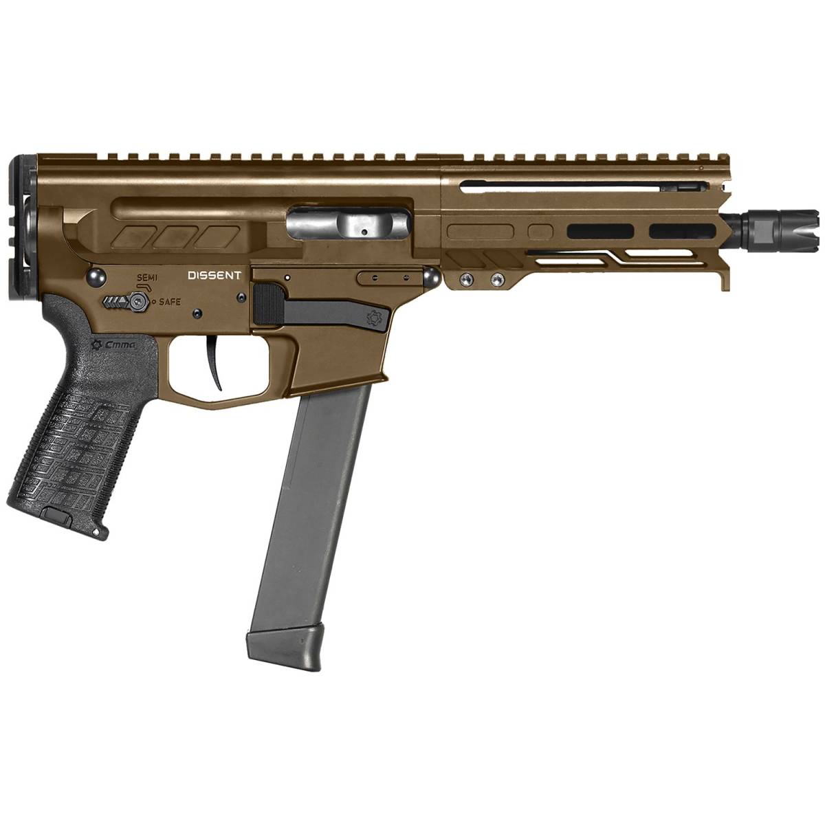 CMMG 99A68A2MB Dissent MKGS 9mm Luger 33+1 6.50”, Midnight Bronze Rec-img-2