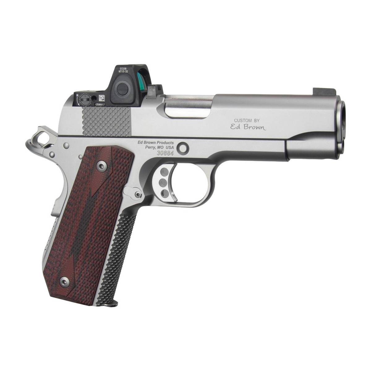 Ed Brown Kobra Carry w/Optic 45 ACP 7+1 4.25” Stainless Steel Barrel,...-img-1