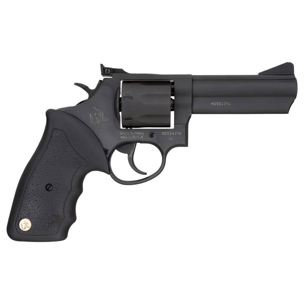 Taurus 66 357 Magnum Standard Revolver SA/DA 4” 7 Rd Black Rubber...-img-2